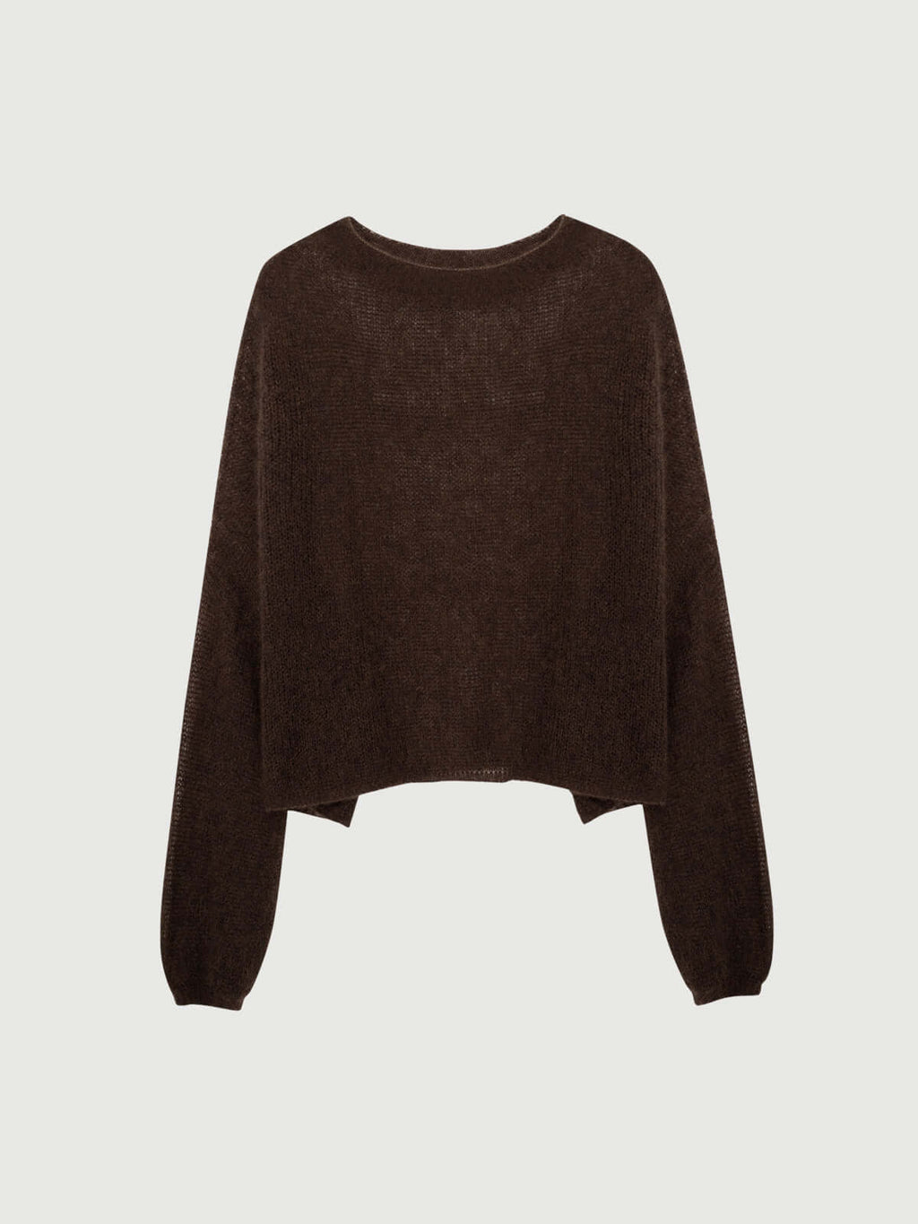 Cashmere-silk Relaxed Pullover Sweater