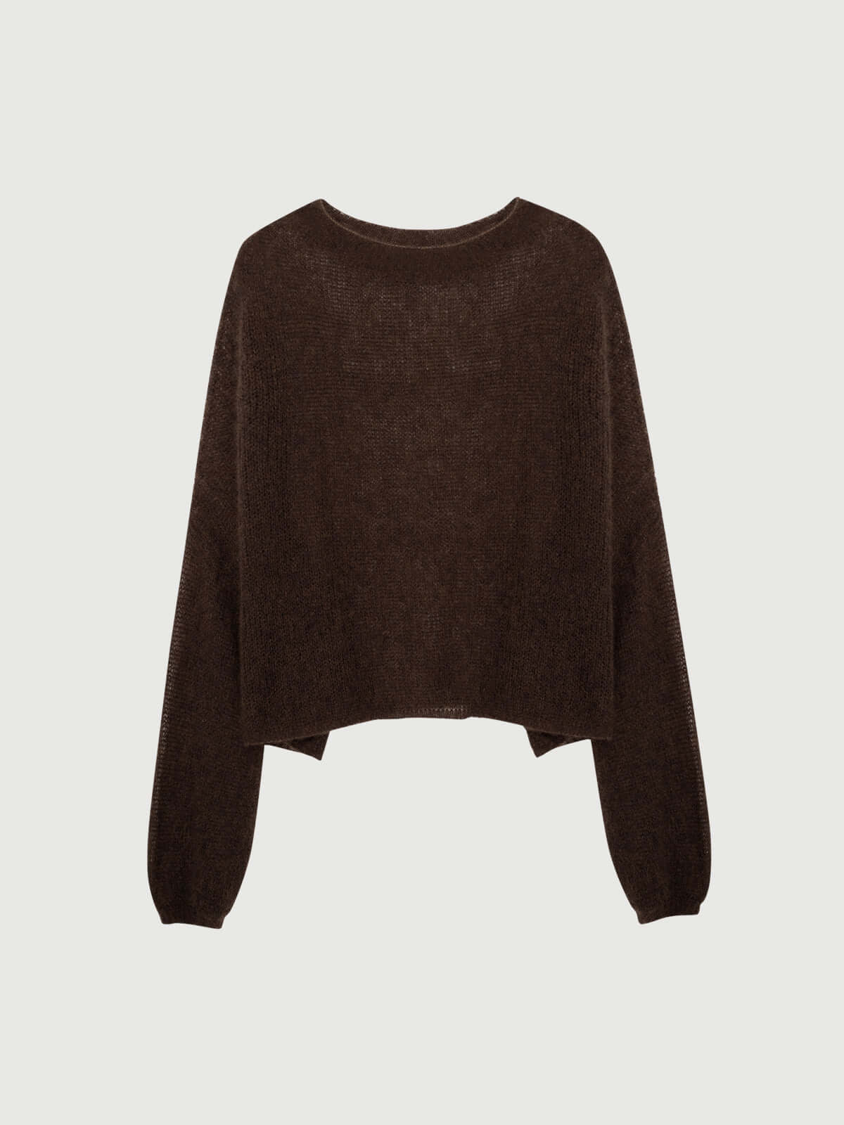 Cashmere-silk Relaxed Pullover Sweater