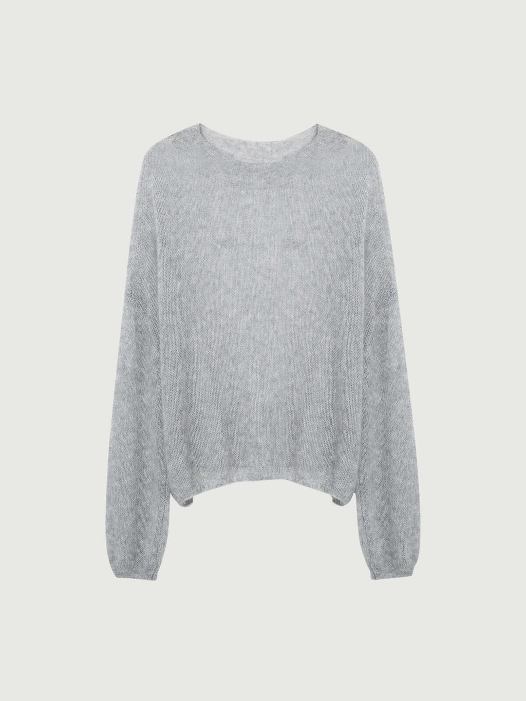Cashmere-silk Relaxed Pullover Sweater