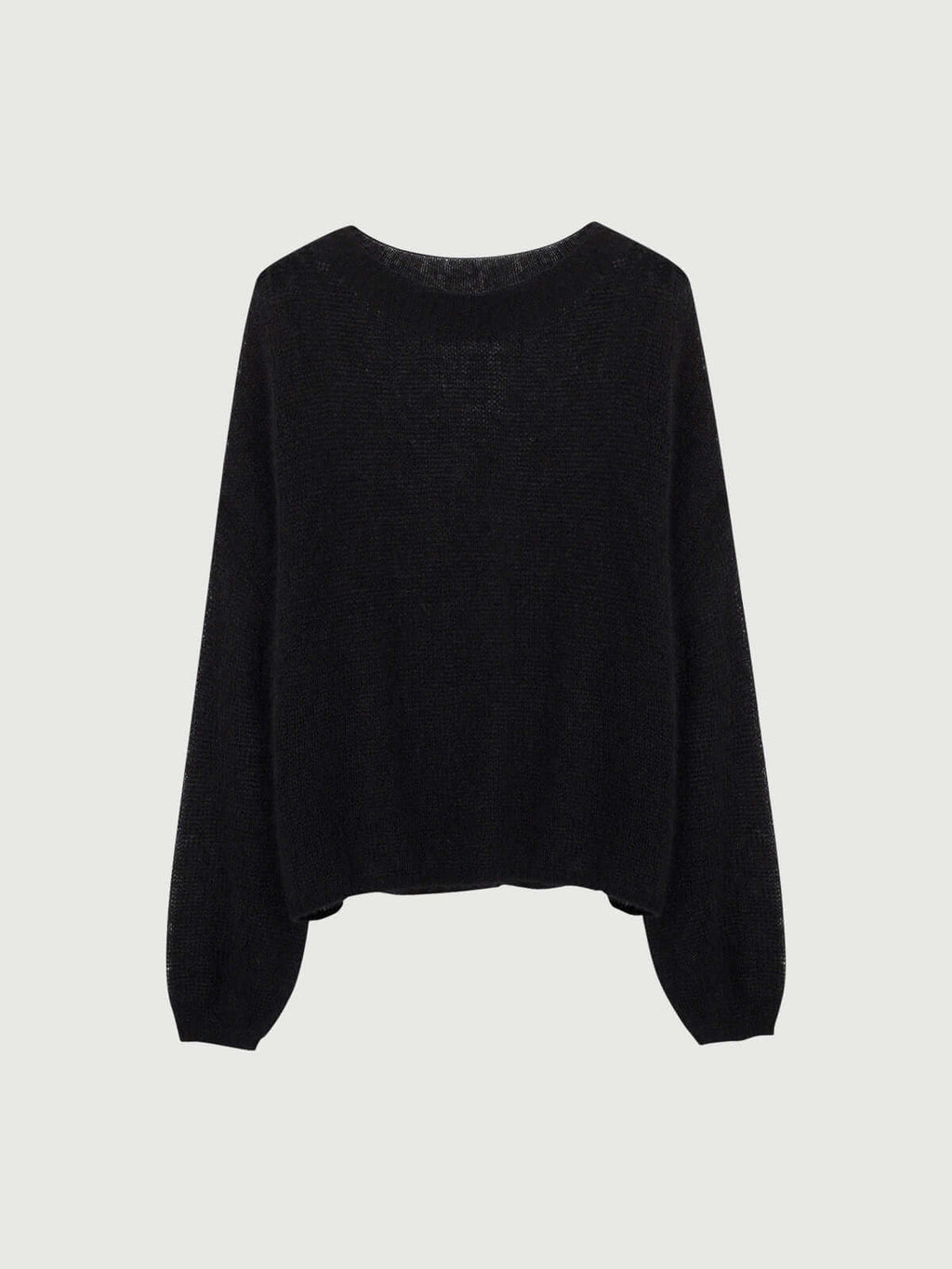 Cashmere-silk Relaxed Pullover Sweater