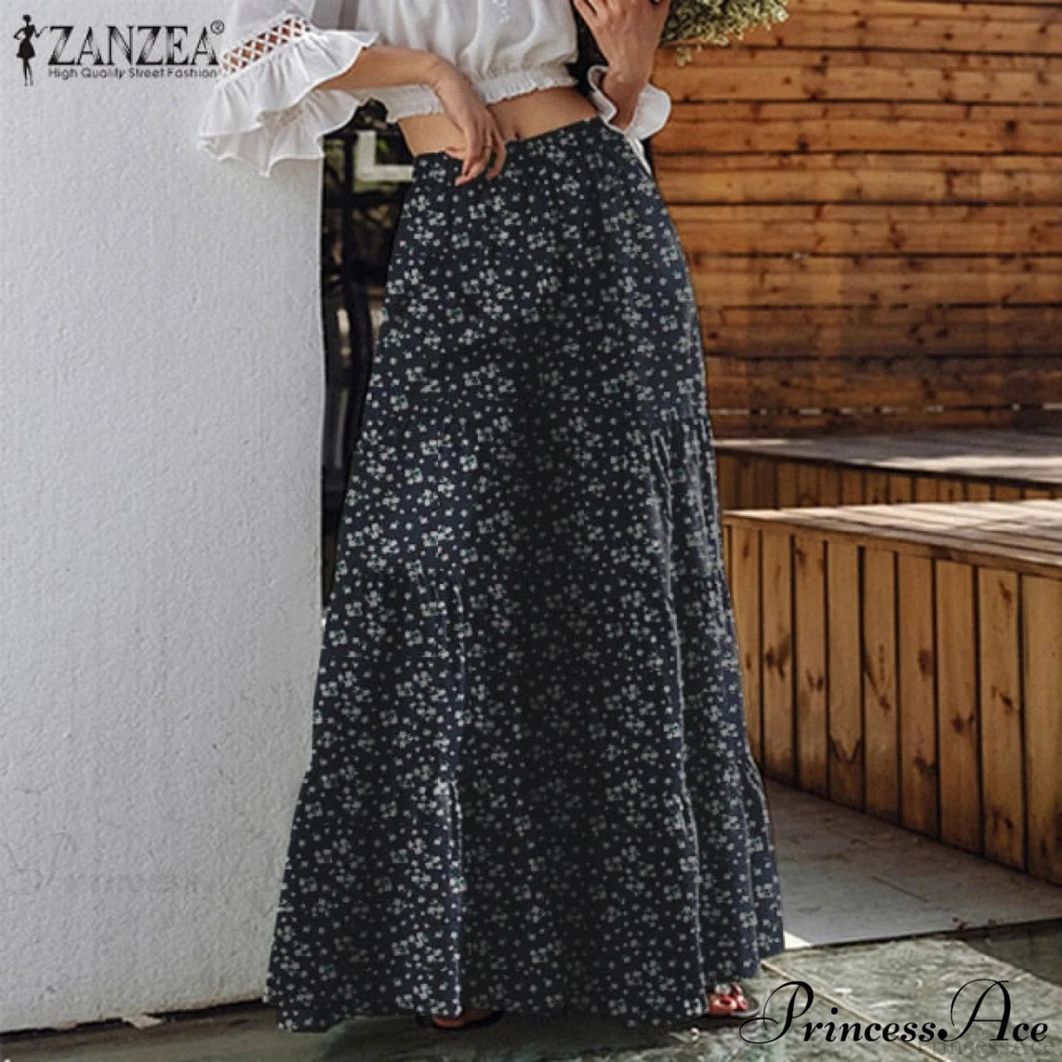 Elastic Waist Long Pants