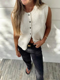 Knit Tank Top Cardigan