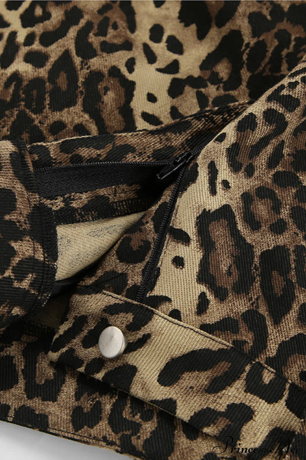 Pure Cotton Leopard Print Wide Leg Pants