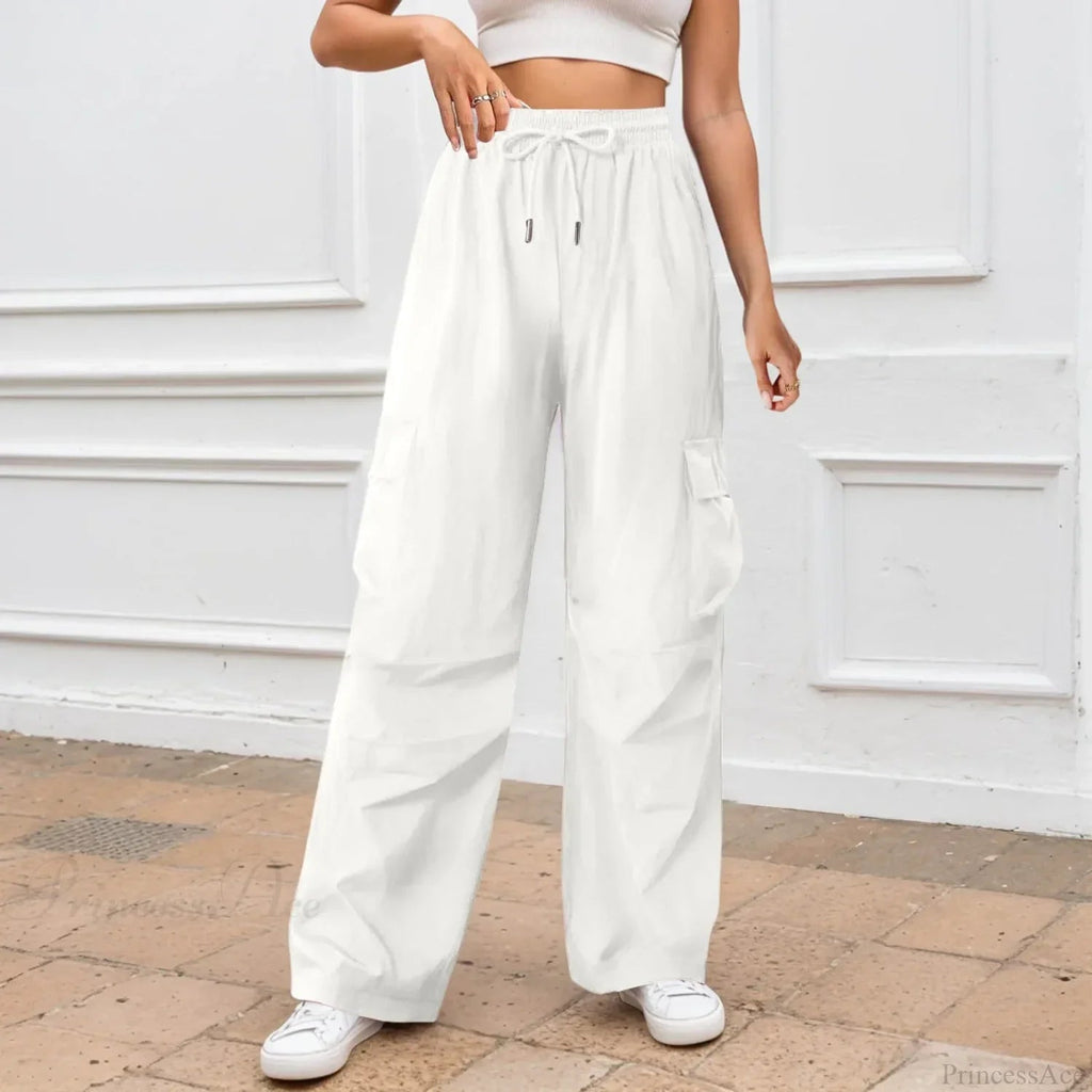 Color Wide Leg Pants