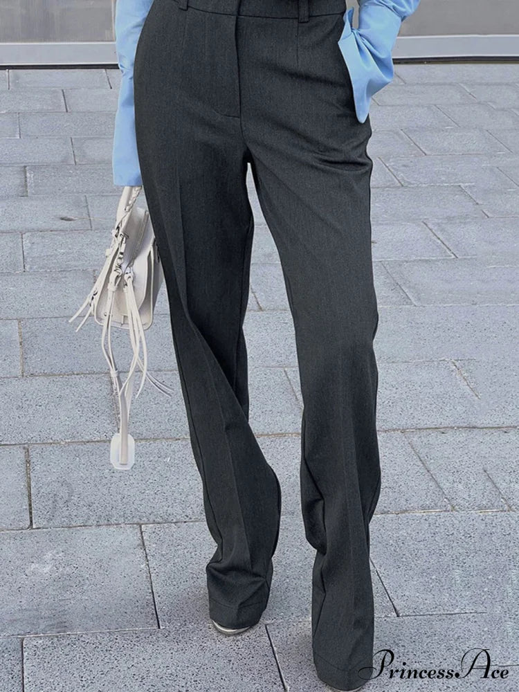 Straight Graceful Leg Long Pants