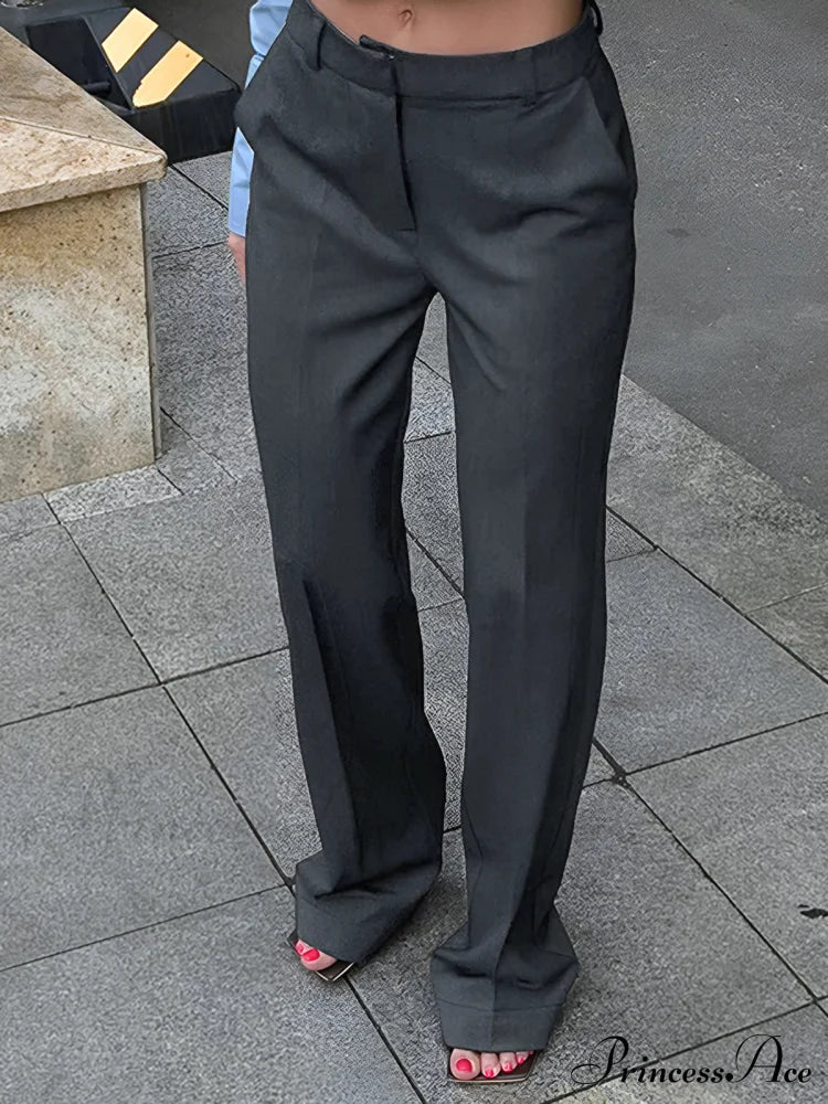 Straight Graceful Leg Long Pants