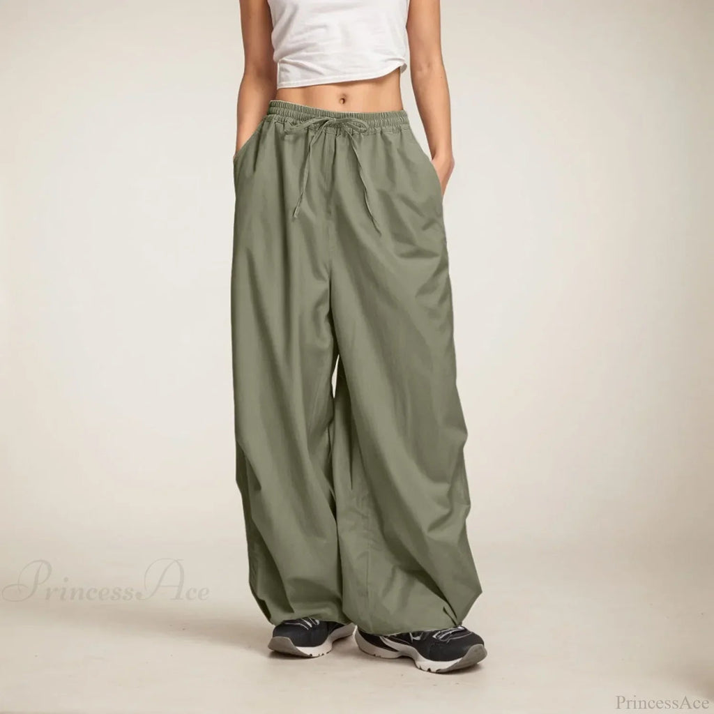 Wide Leg Sweatpants With Pockets