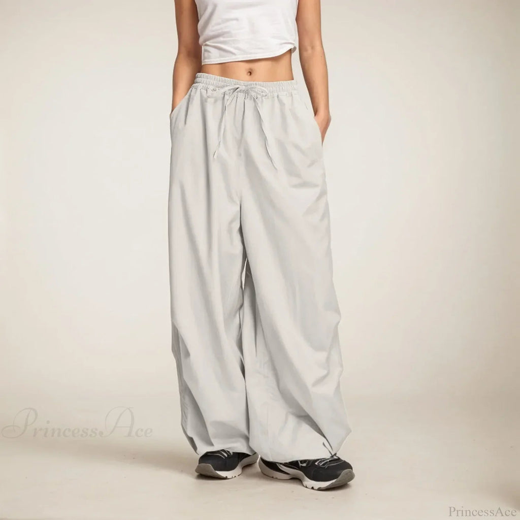 Wide Leg Sweatpants With Pockets