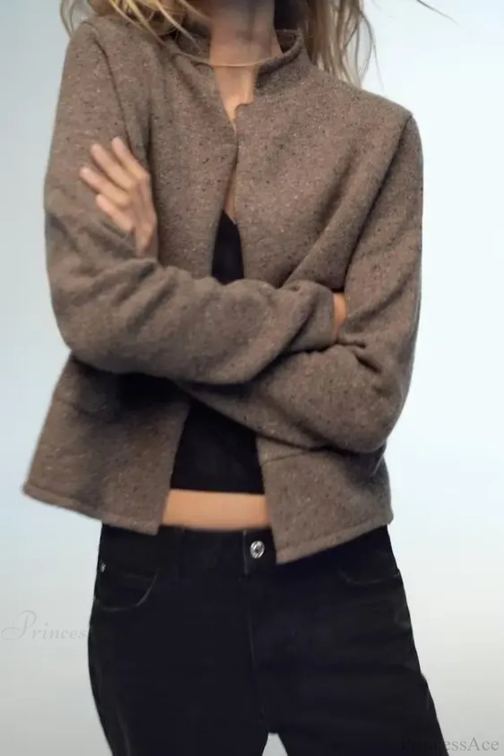 Wool Long Sleeve Cardigan