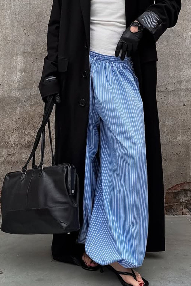 Striped Loose Fit Bloomers Pant