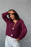 Chunky Cardigan Sweater