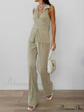 City Wanderer Rib Two Piece Pants Set