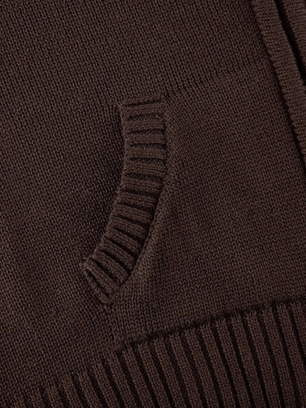 Classic Slim-fit Ribbed Cardigan