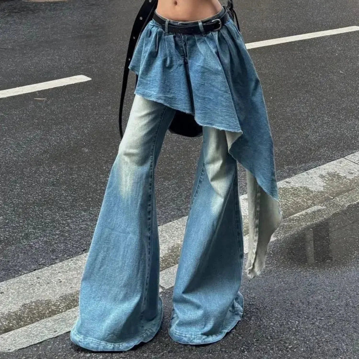 Cleaned Medieval Merging Flared Pant