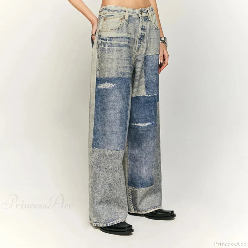 Cleansed Medieval Printed Urban Pant