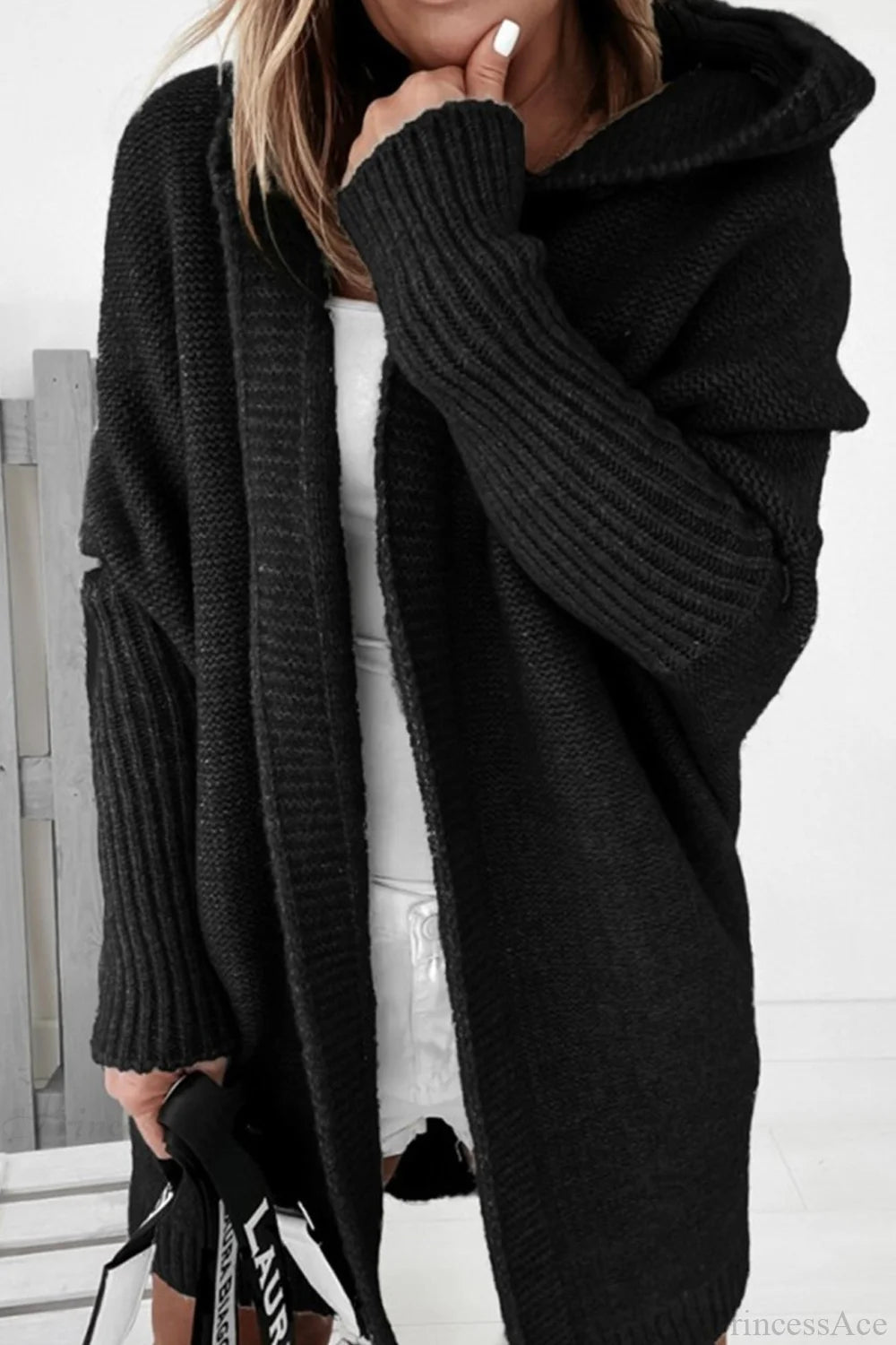 Color Block Knit Cardigan