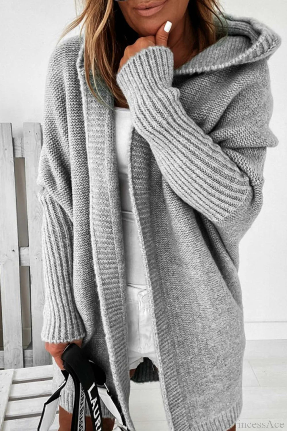 Color Block Knit Cardigan