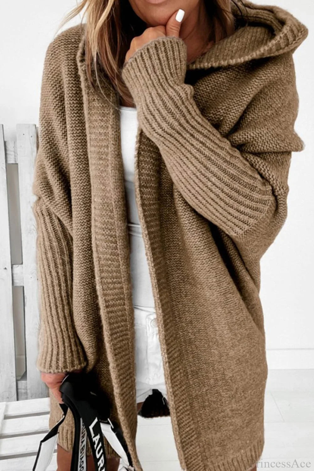Color Block Knit Cardigan