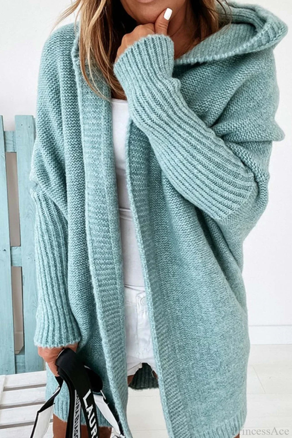 Color Block Knit Cardigan