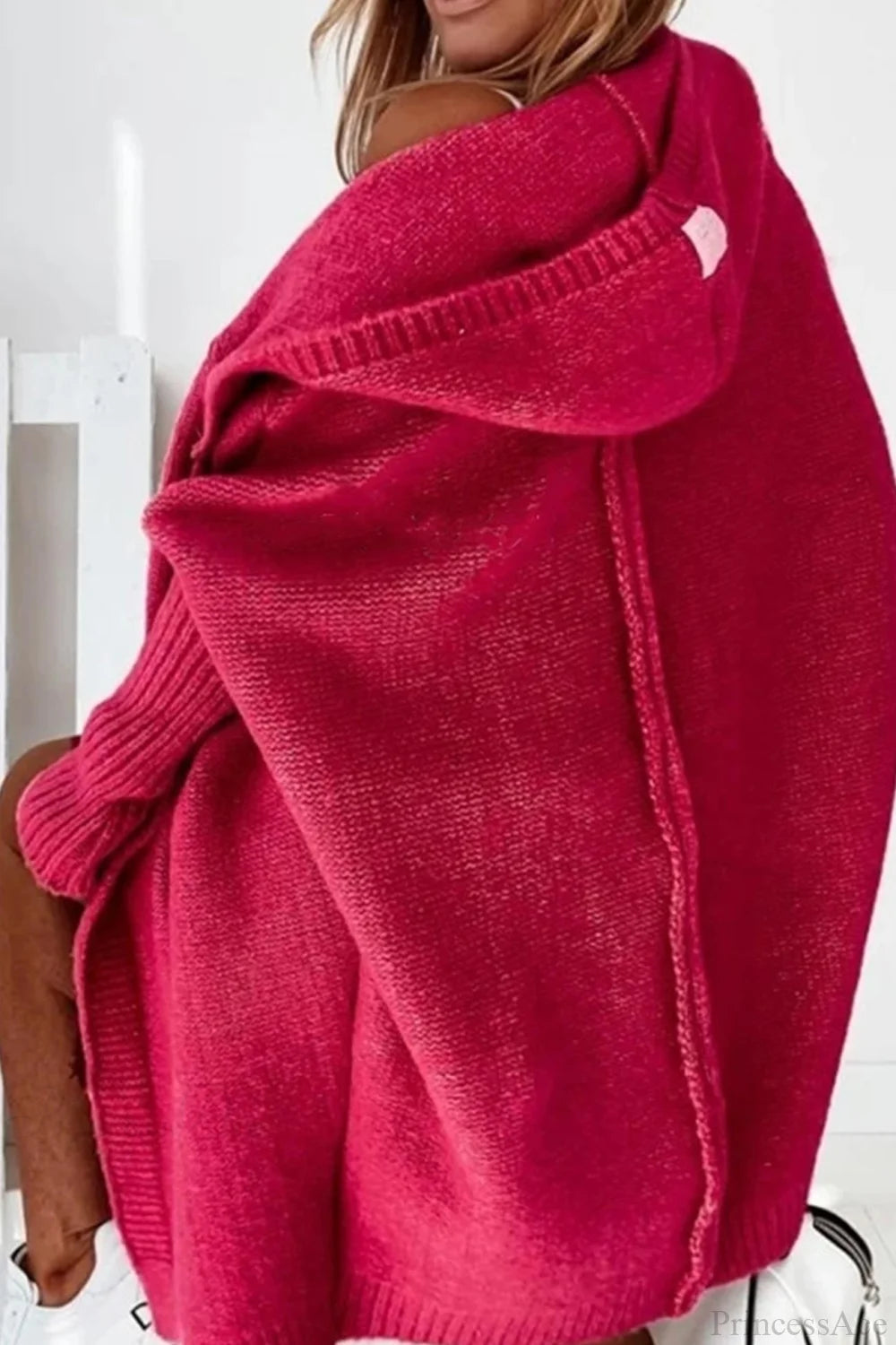Color Block Knit Cardigan