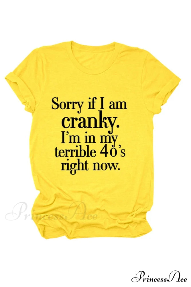Cranky Patterned T-shirt