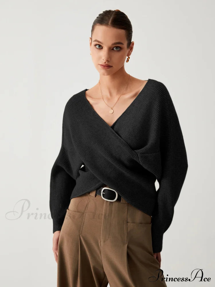 Cross My Heart Oversized Crop Sweater