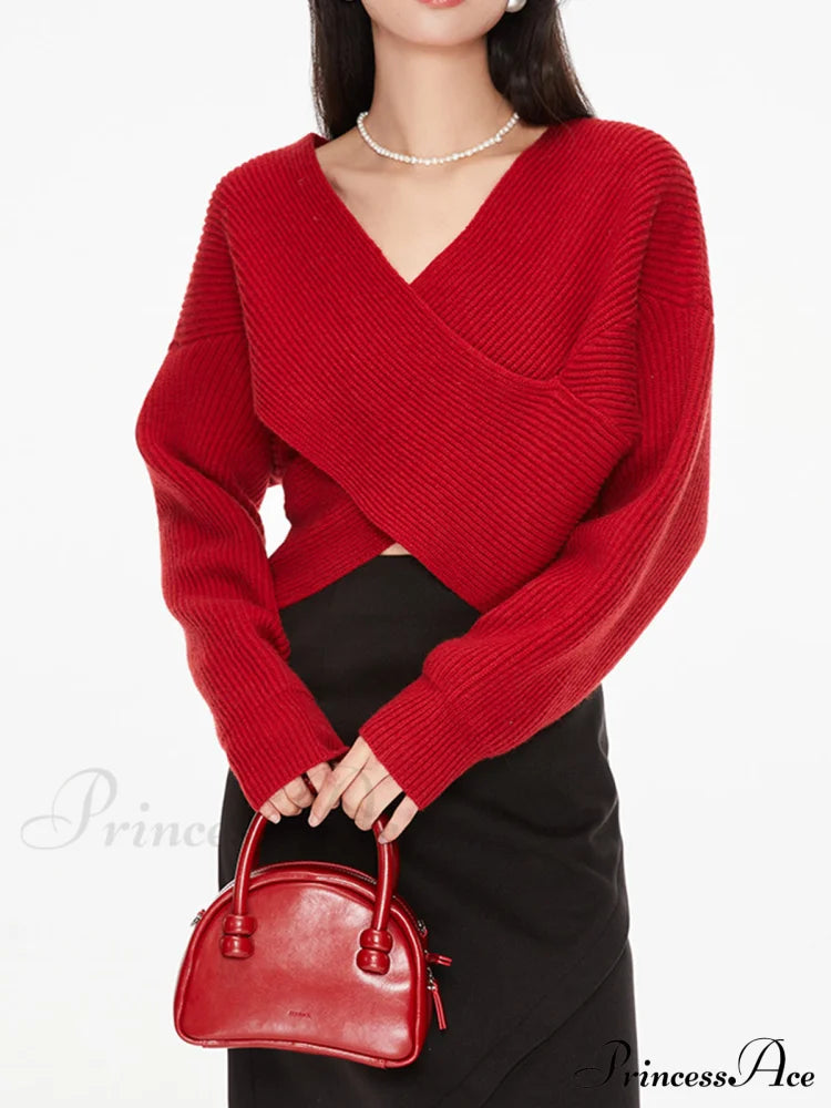 Cross My Heart Oversized Crop Sweater