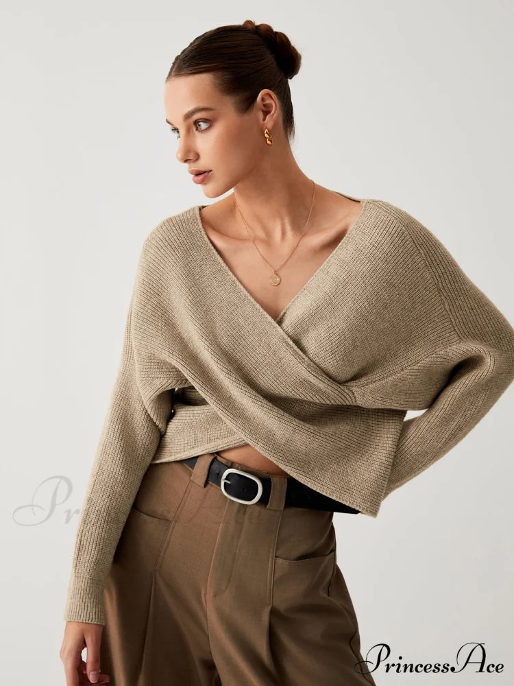 Cross My Heart Oversized Crop Sweater