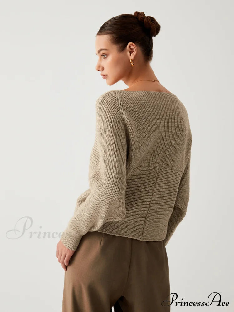 Cross My Heart Oversized Crop Sweater