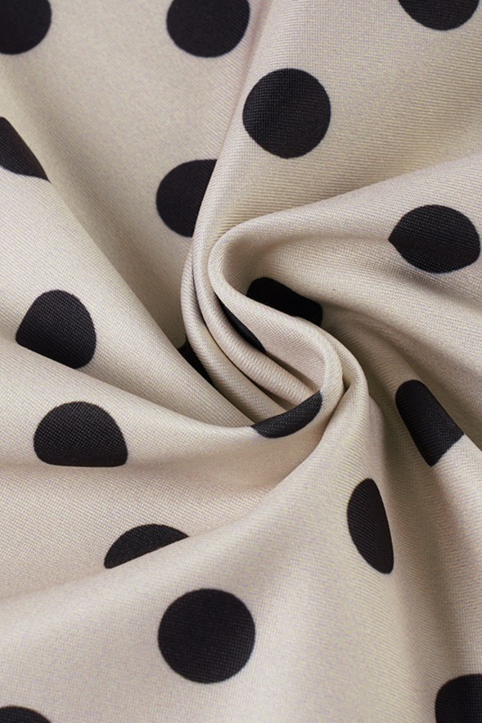 Polka Dot Tie Flared Pants