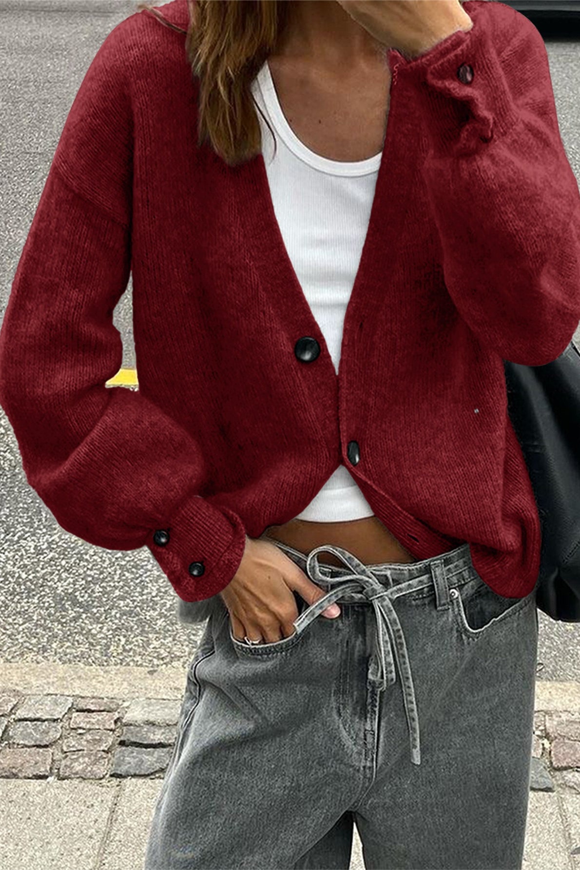 Minimalist Long Sleeve Cardigan