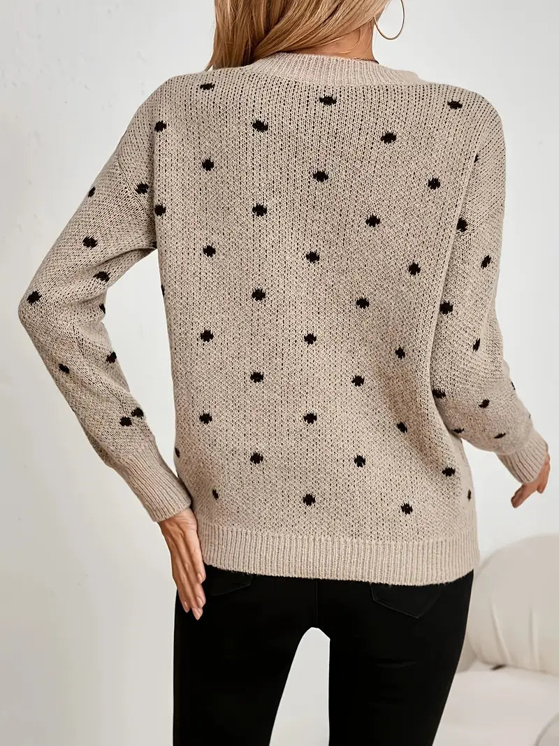 Comfortable Round Neck Sweater