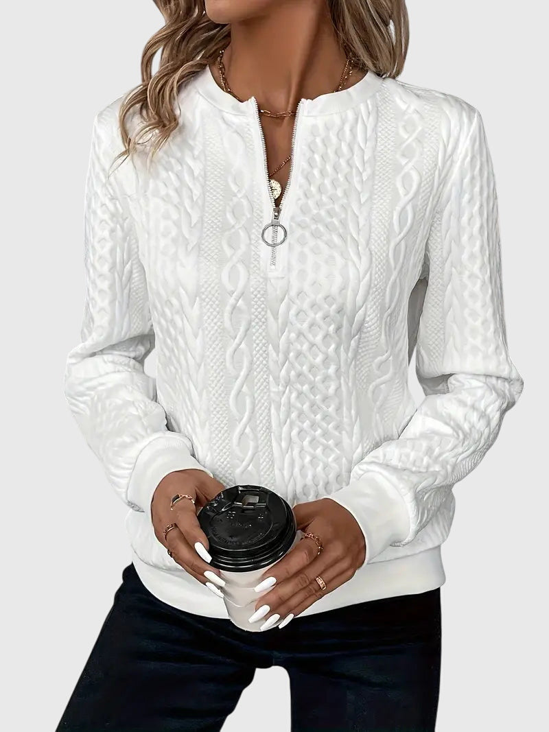 Nora™ | Sweater With Zipper