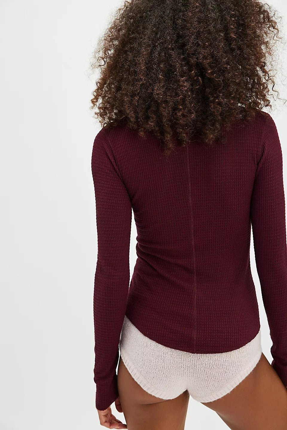 Single-button Fitted Long-sleeve Knit Cardigan