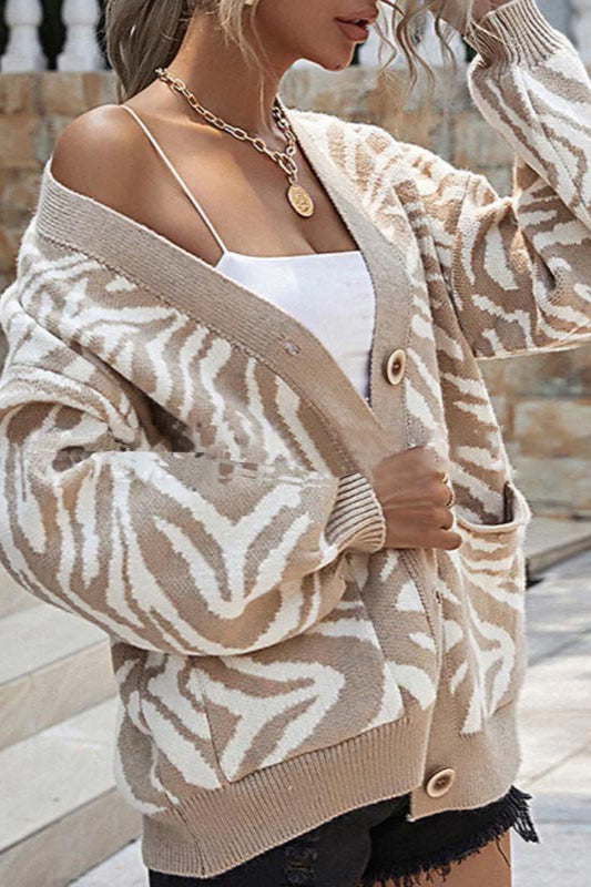 Knit Animal Style Cardigan