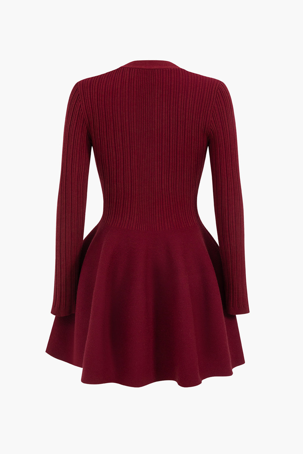 Janice - Knit Puff Hem Sweater
