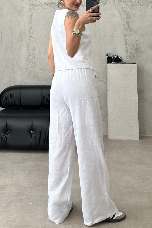 Work Vest and Trousers Two-piece Set