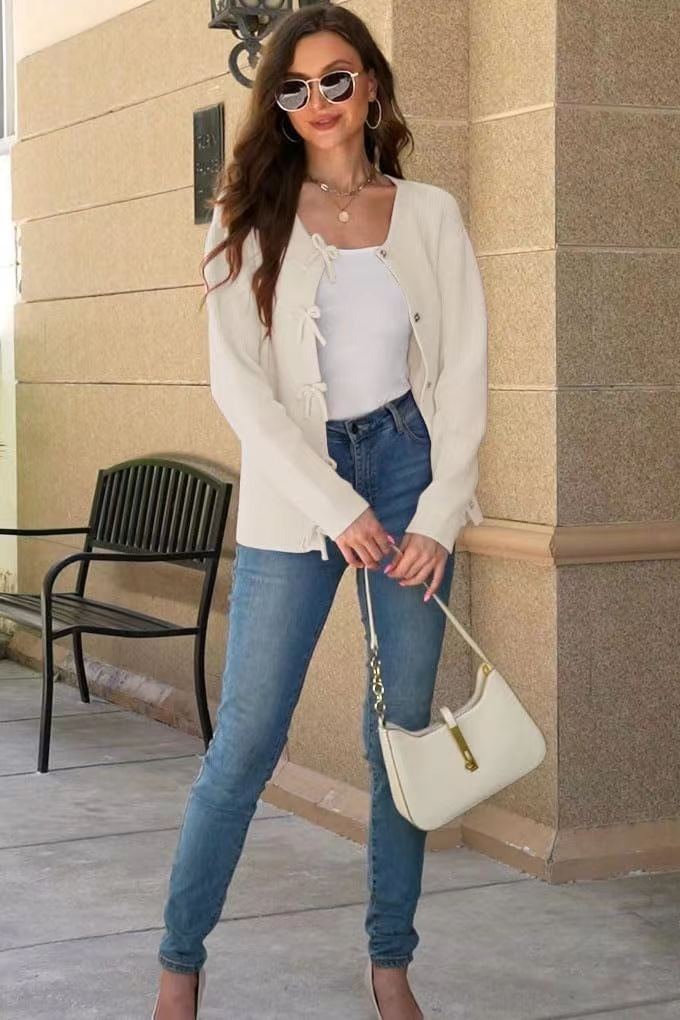 Knit Cozy Long-sleeve Cardigan