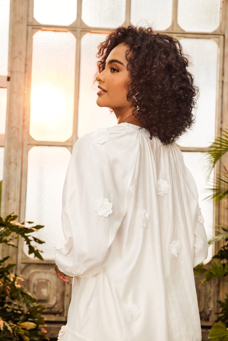 Ella V-neck Blouse