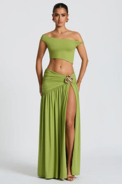 Saira Maxi Dress - Olive
