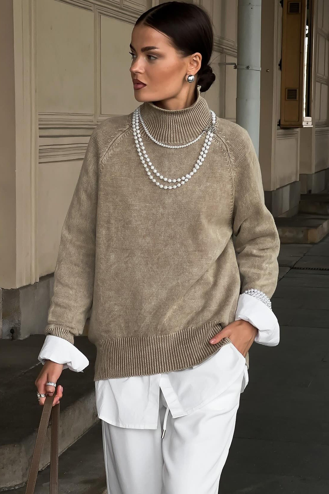 Thin Distressed High-end Knit Sweater