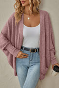 Autumn-winter New Color Midi Knit Cardigan