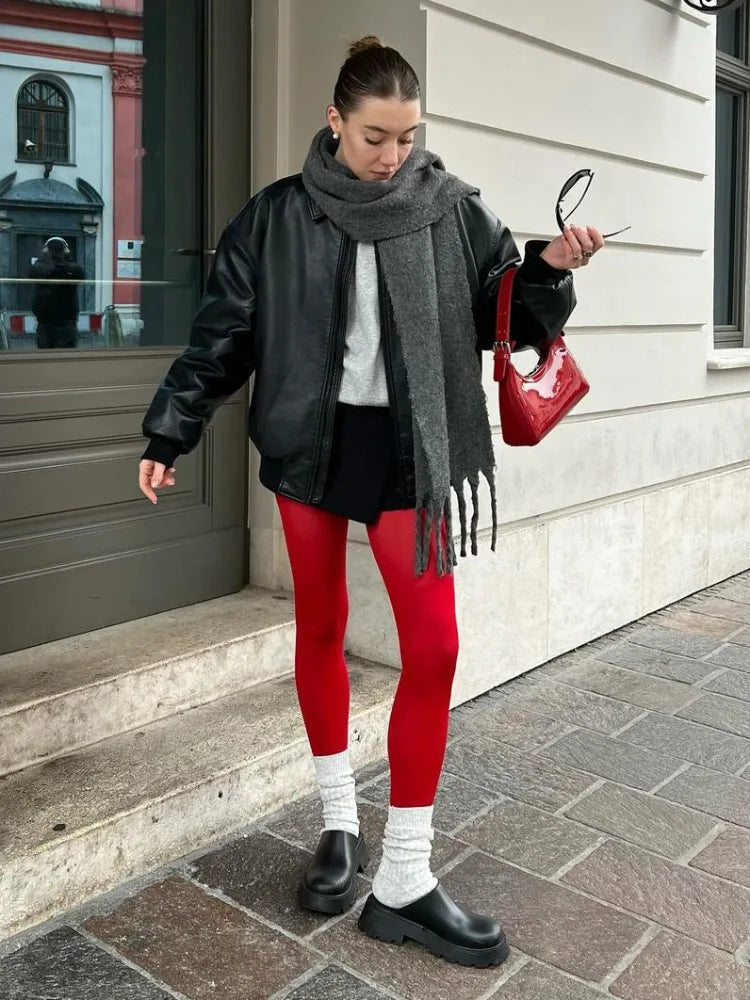 New Tights Stockings Slim See-through Lingerie Lace Leggings Winter ’s Pantyhose Red Bodys Mujer Bottom