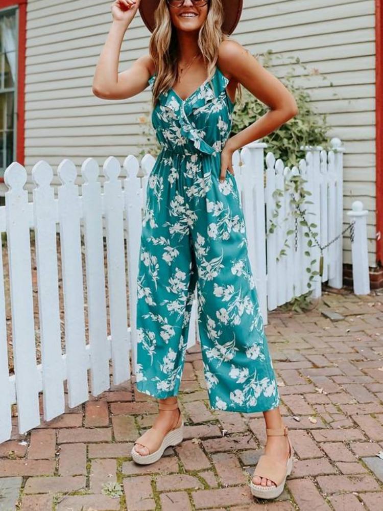 Perfect Sleeveless Wide-leg Jumpsuit