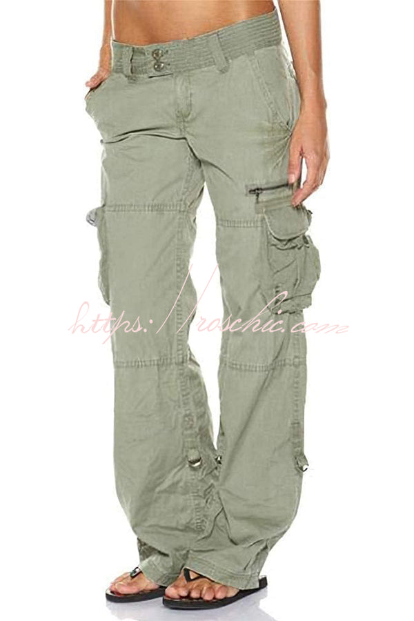 Tactical Active Loose Multi-pockets Cargo Pants
