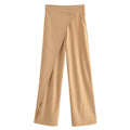 Long Pants Woman Spring High Waist Straight Khaki Pant Female Trousers Clothes