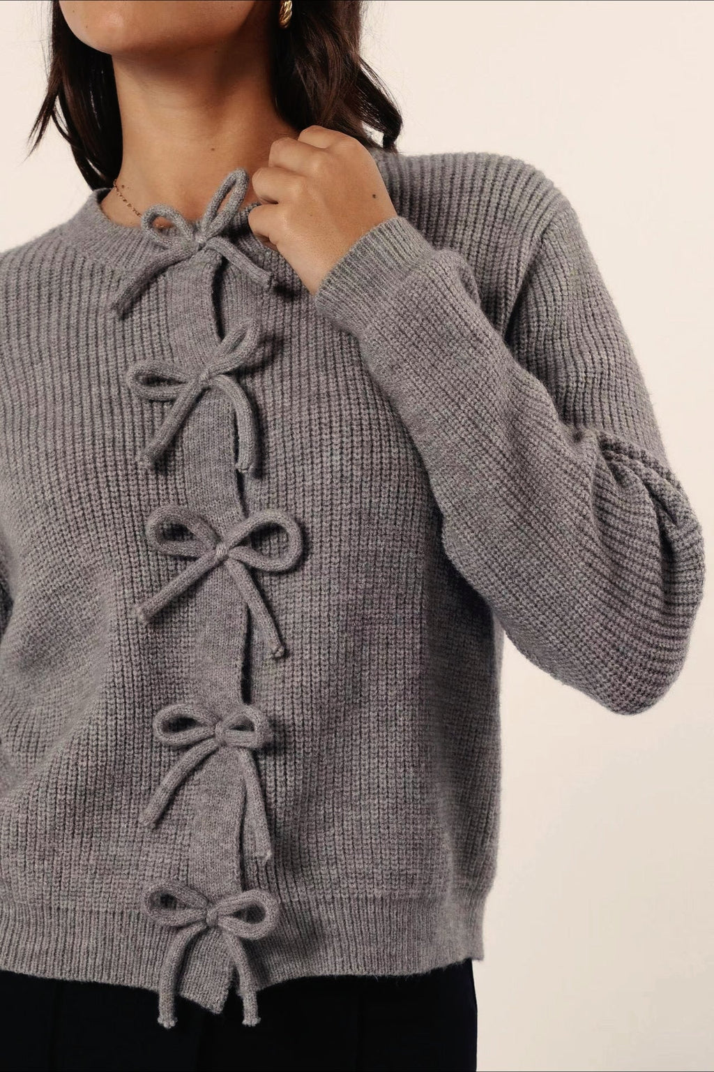 Knit Cozy Long-sleeve Cardigan