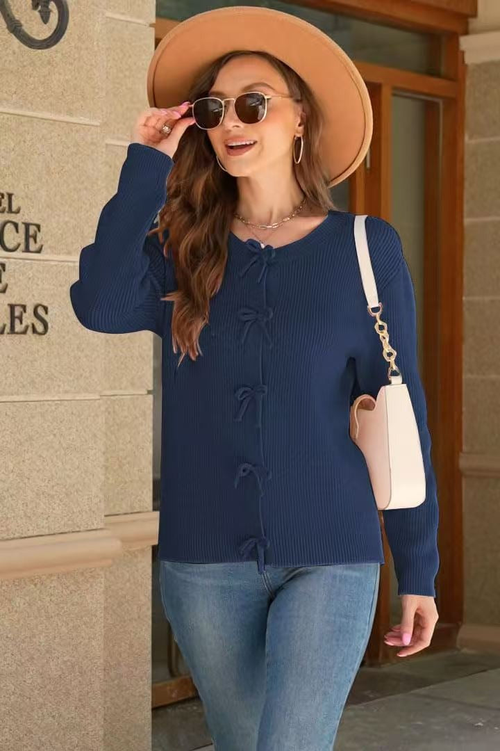 Knit Cozy Long-sleeve Cardigan