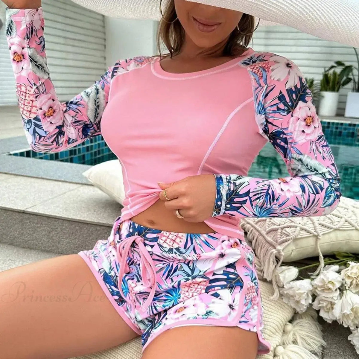 Top Shorts Set Two Piece Set