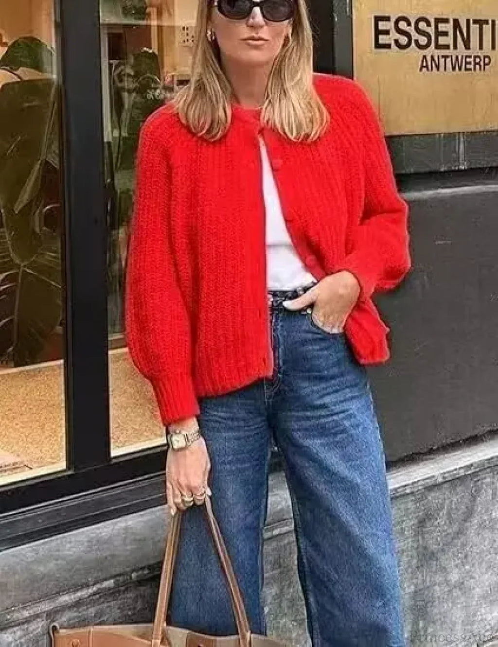 French Niche Lazy Style Loose Cardigan